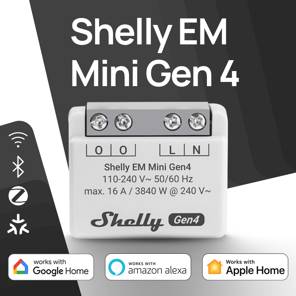 Shelly Relay Module - Умный счетчик энергии Shelly EM Mini