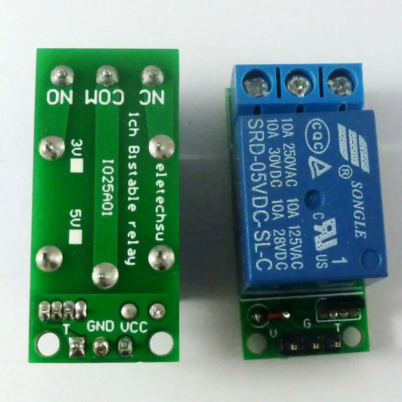 Shelly Relay Module - Модуль реле-фиксатора Flip-Flop, бистабильный самоблокирующийся переключатель,