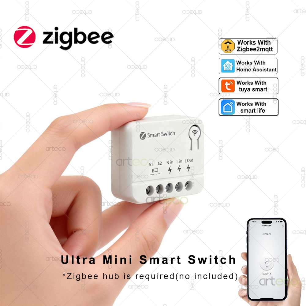 Home Automation Technology - Мини-выключатель Zigbee DIY: модуль умного переключателя
