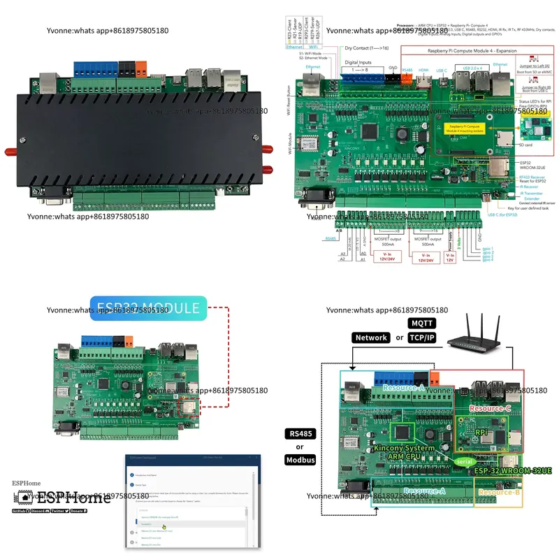 Умный контроллер KC868-Server  – обзор и цена Diy Home Automation Server