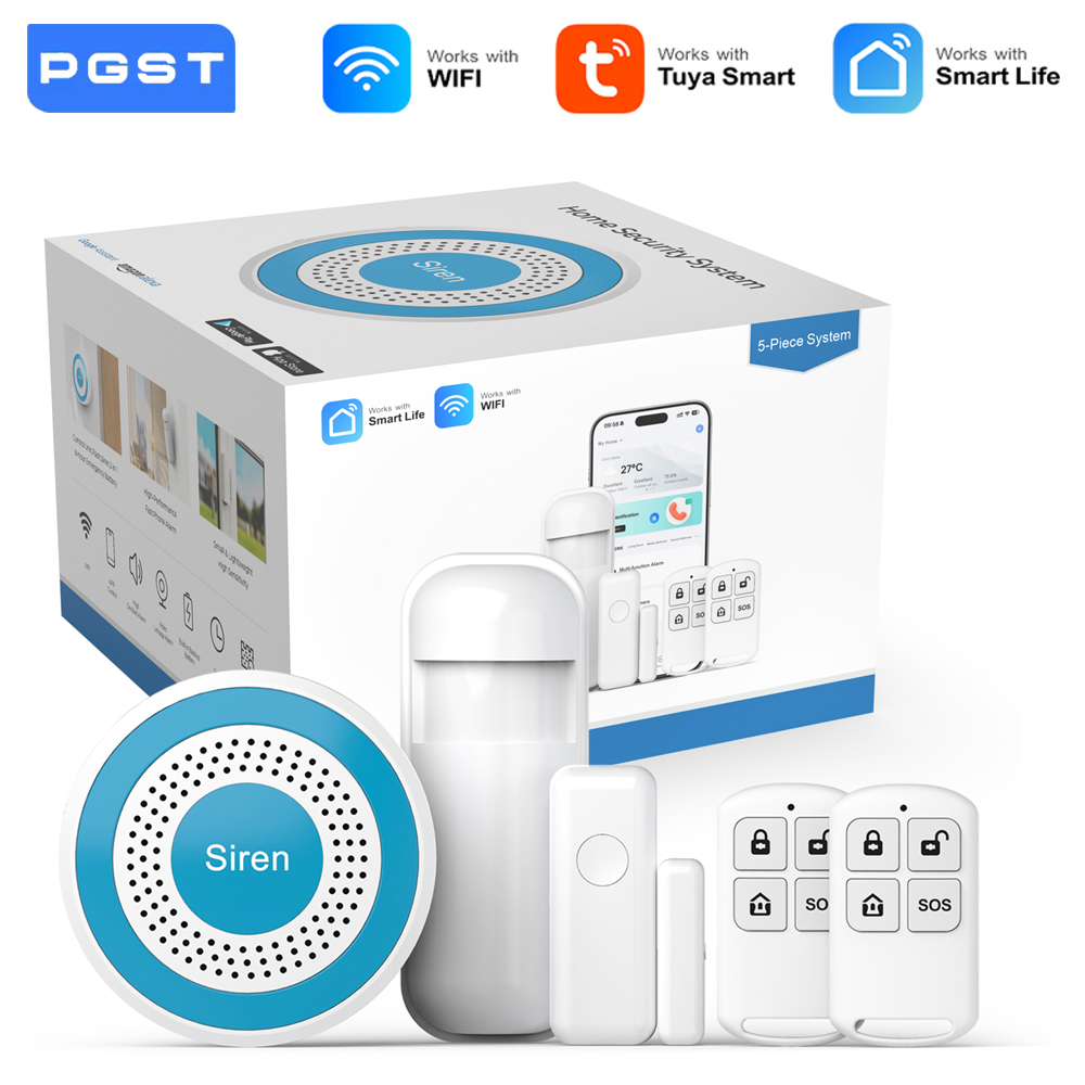 PGST WiFi Smart Life Сигнализа – обзор и цена Home Automation Tutorial