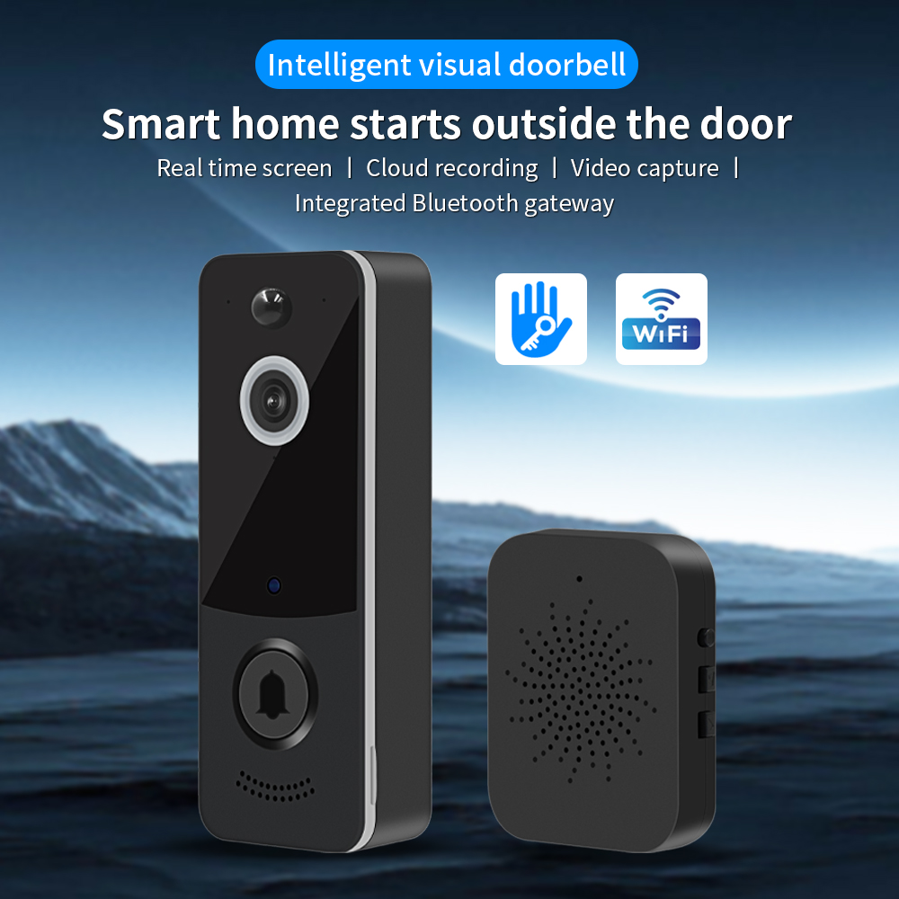 1080P WIFI видео дверной звоно – обзор и цена Smart Doorbell Wired