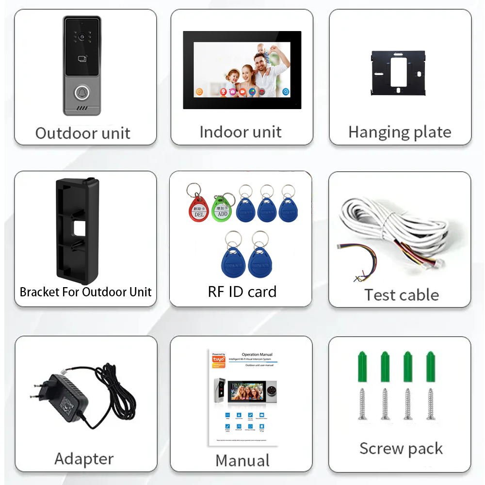 Комплект умного видеодомофона  – обзор и цена Smart Doorbell Wired