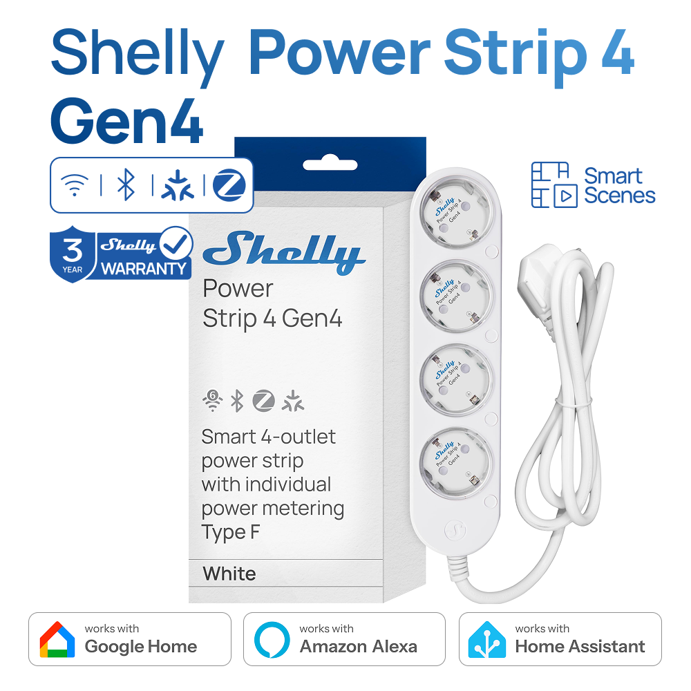 Умная вилка Shelly Power Strip – обзор и цена Shelly Relay Module